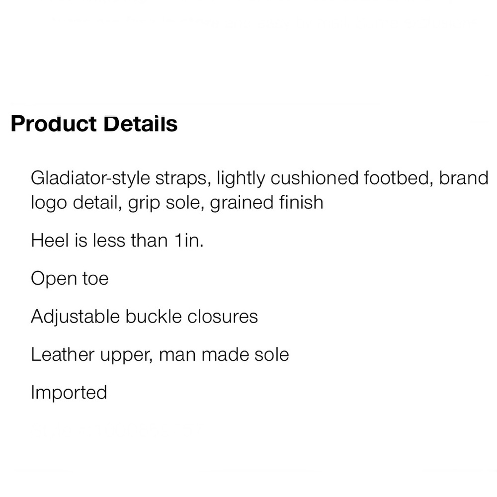 Born Haidee Leather Comfort Gladiator Sandals Black Straps & Tan Sole Women’s 6 - Picture 10 of 10